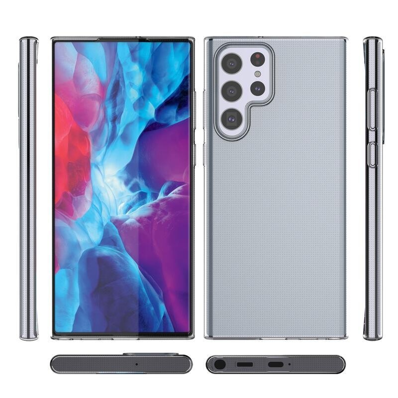 Gél tok Samsung Galaxy S22 Ultra 5G készülékhez - átlátszó