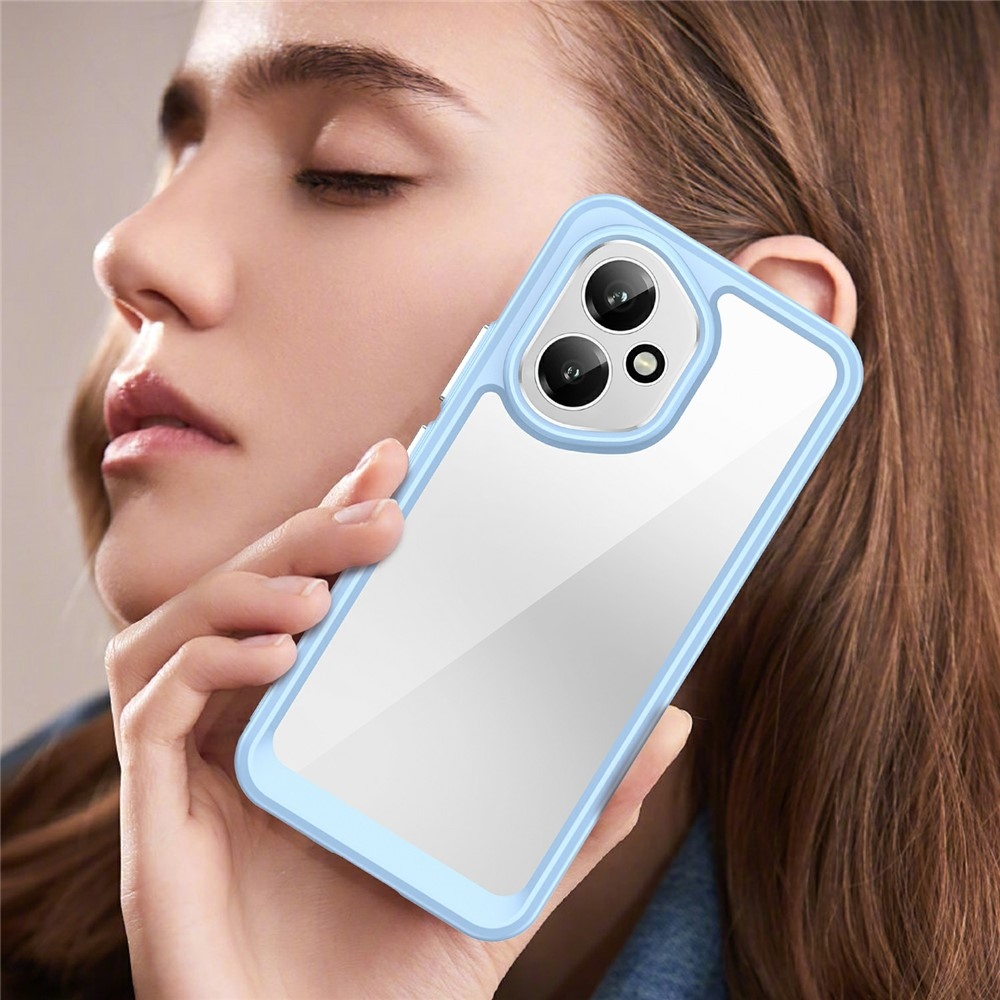 Gél tok fix hátlappal Honor 400-hoz - kék