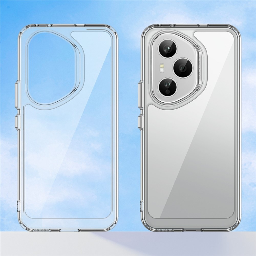 Gél tok fix hátlappal a Honor 400 Pro-hoz - átlátszó