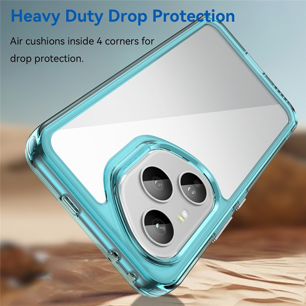 Gél tok fix hátlappal a Honor 400 Pro-hoz - világoskék színben