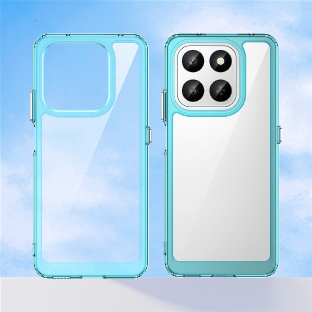 Gél tok fix hátlappal a Honor 400 Smart 5G/4G/Honor X7d készülékhez - világoskék színben