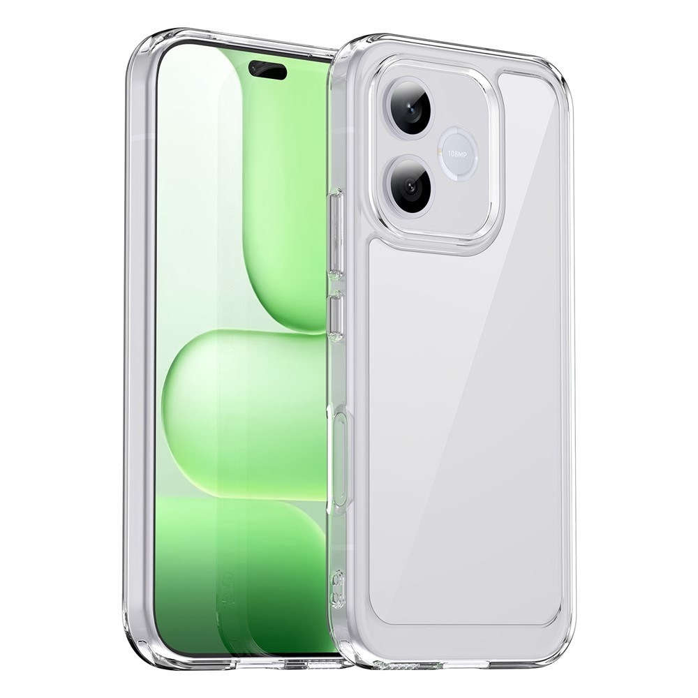 Gél tok fix hátlappal a Honor 600 Lite 5G készülékhez - átlátszó