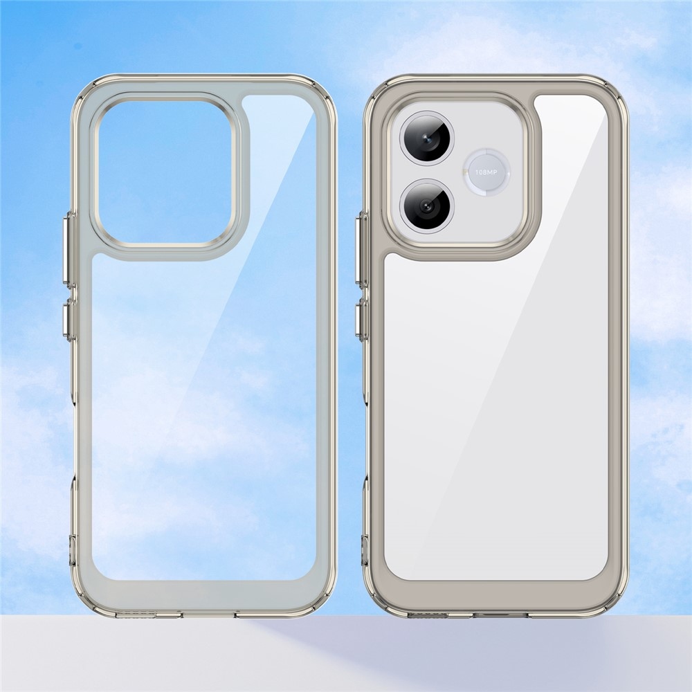 Gél tok fix hátlappal a Honor 600 Lite 5G készülékhez - szürke