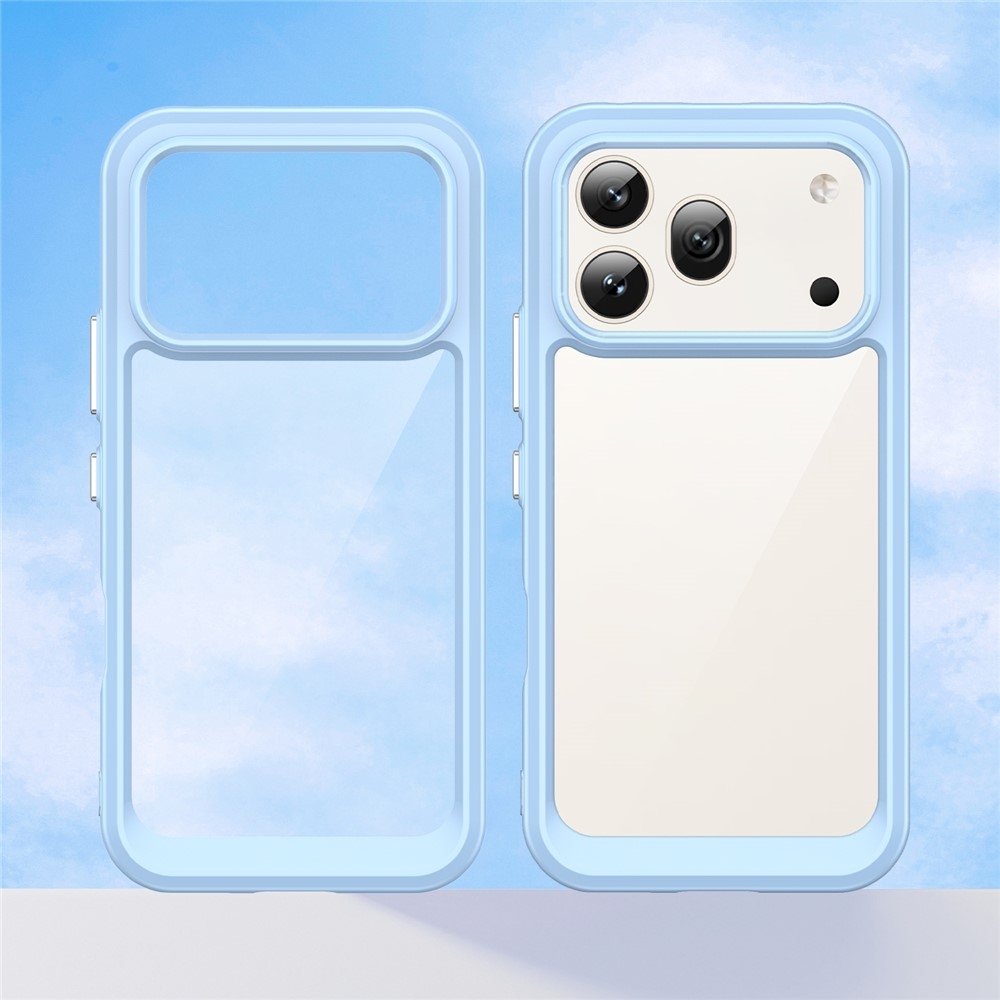 Gél tok fix hátlappal a Honor 600 Pro 5G/Honor 600 5G készülékhez - kék