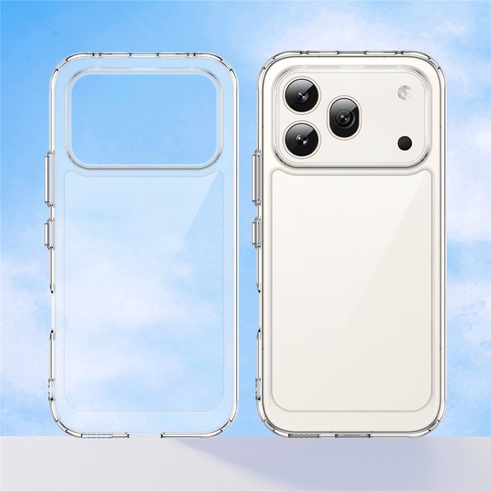 Gél tok fix hátlappal a Honor 600 Pro 5G/Honor 600 5G készülékhez - átlátszó