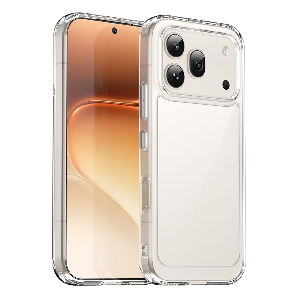 Gél tok fix hátlappal a Honor 600 Pro 5G/Honor 600 5G készülékhez - átlátszó