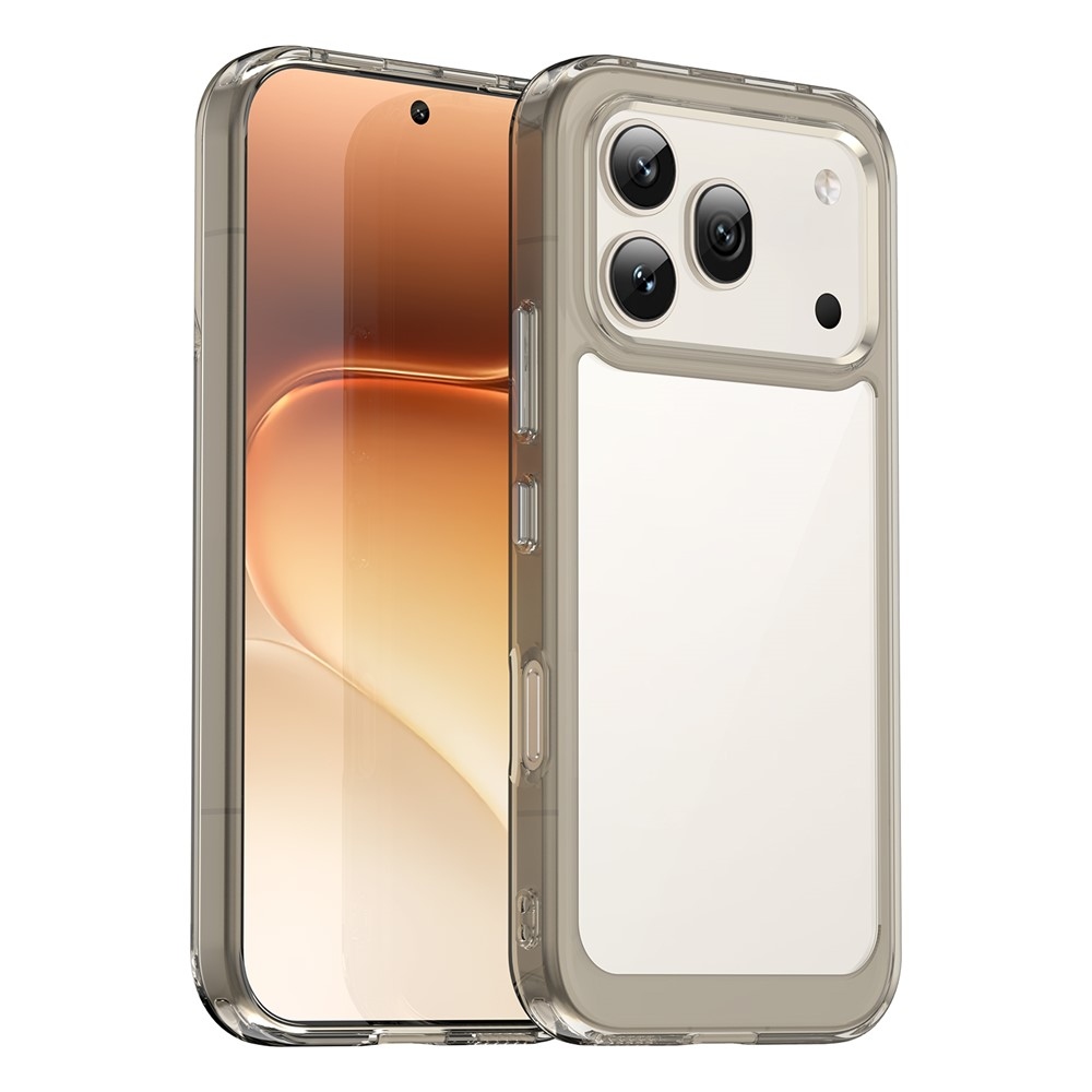 Gél tok fix hátlappal a Honor 600 Pro 5G/Honor 600 5G készülékhez - szürke