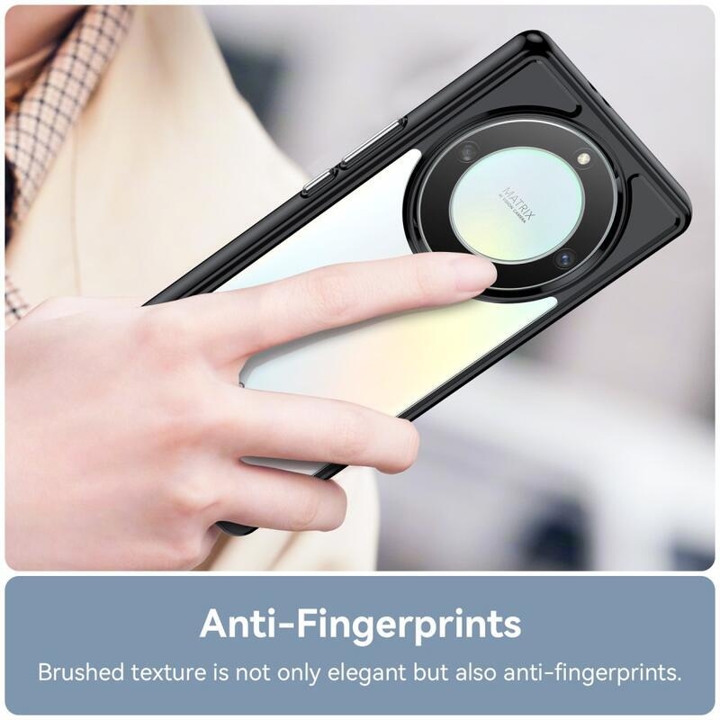 Gél tok fix hátlappal a Honor Magic 5 Lite 5G készülékhez - fekete