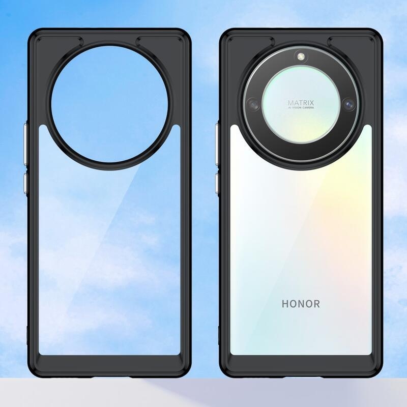 Gél tok fix hátlappal a Honor Magic 5 Lite 5G készülékhez - fekete