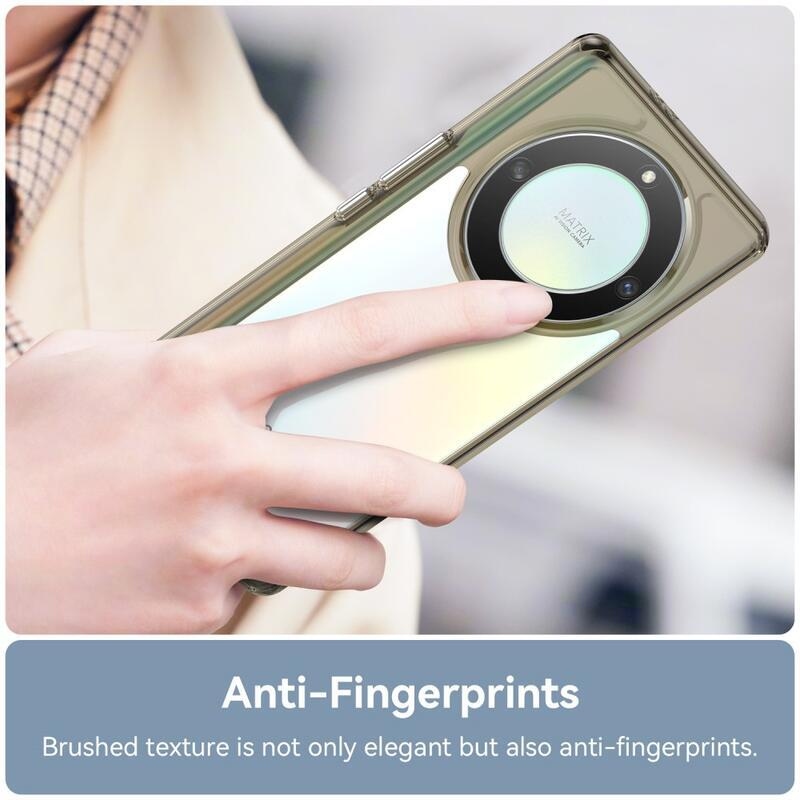 Gél tok kemény hátlappal a Honor Magic 5 Lite 5G készülékhez - szürke