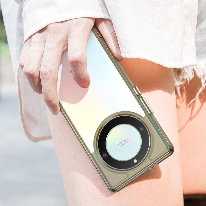 Gél tok kemény hátlappal a Honor Magic 5 Lite 5G készülékhez - szürke