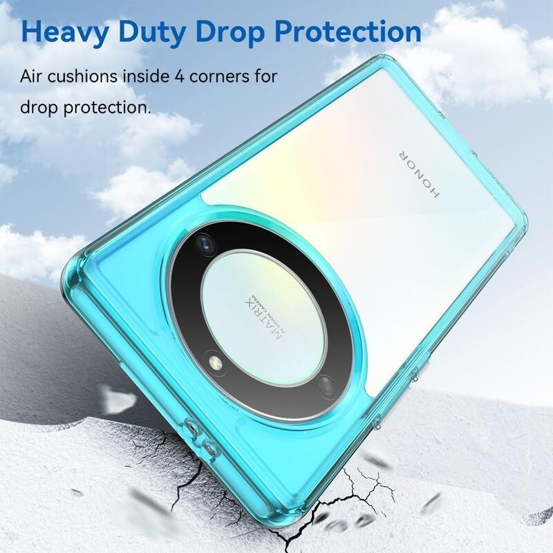 Gél tok fix hátlappal a Honor Magic 5 Lite 5G készülékhez - világoskék színben