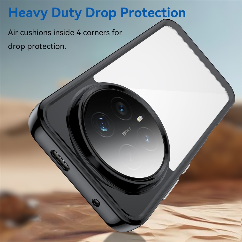 Gél tok fix hátlappal Honor Magic 8 Pro 5G készülékhez - fekete