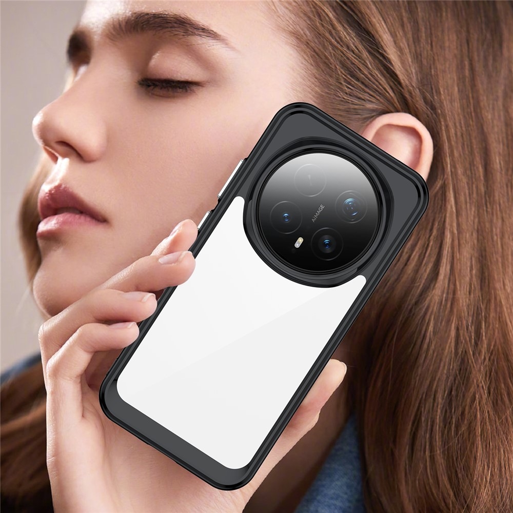 Gél tok fix hátlappal Honor Magic 8 Pro 5G készülékhez - fekete