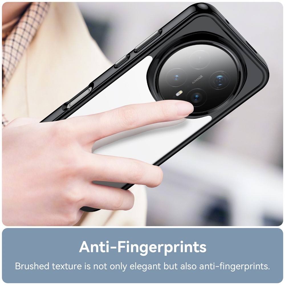 Gél tok fix hátlappal Honor Magic 8 Pro 5G készülékhez - fekete