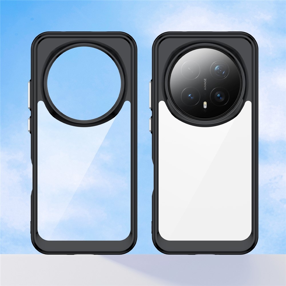 Gél tok fix hátlappal Honor Magic 8 Pro 5G készülékhez - fekete