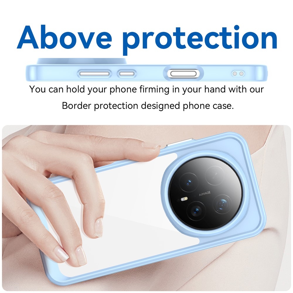 Gél tok kemény hátlappal Honor Magic 8 Pro 5G készülékhez - kék