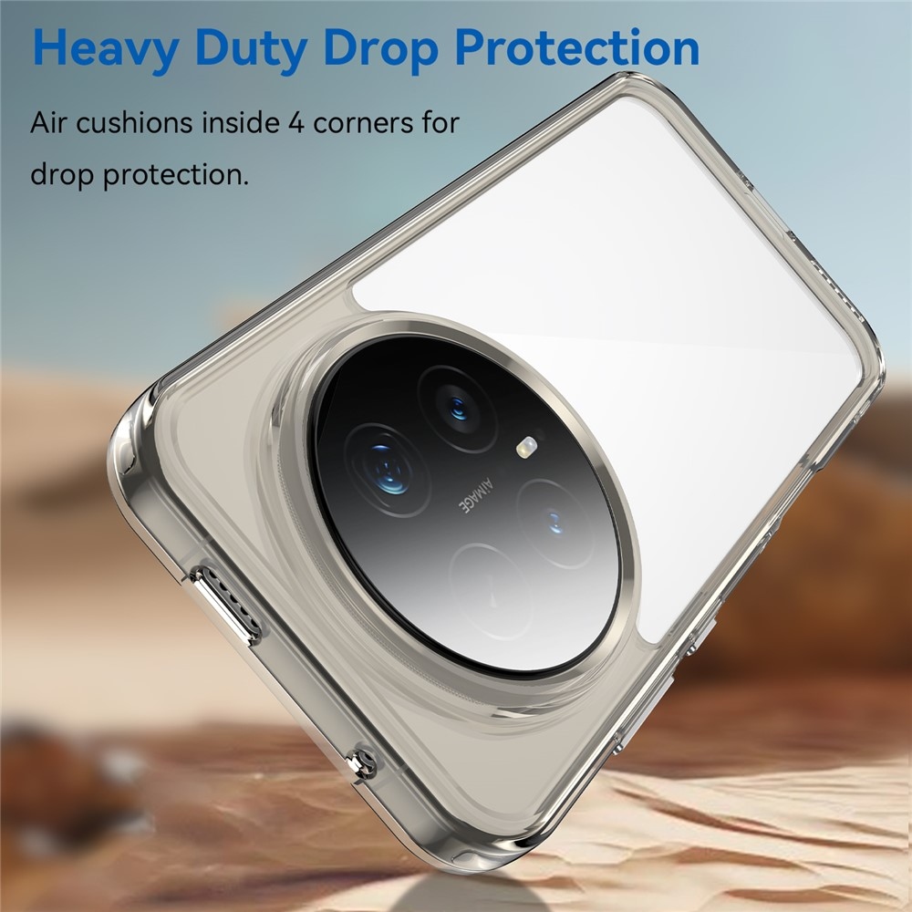 Gél tok fix hátlappal Honor Magic 8 Pro 5G készülékhez - szürke