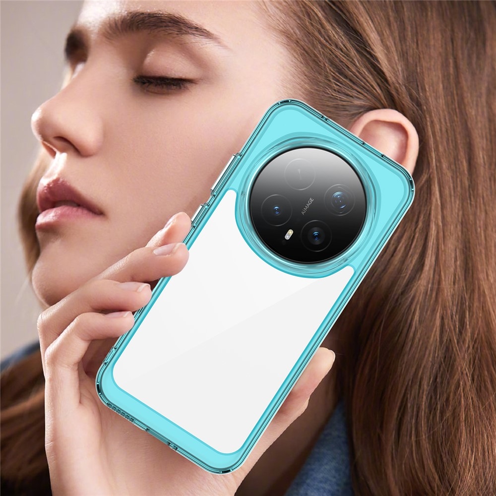 Gél tok fix hátlappal a Honor Magic 8 Pro 5G készülékhez - világoskék színben