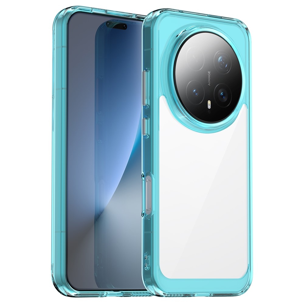 Gél tok fix hátlappal a Honor Magic 8 Pro 5G készülékhez - világoskék színben