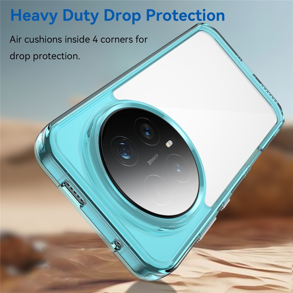 Gél tok fix hátlappal a Honor Magic 8 Pro 5G készülékhez - világoskék színben