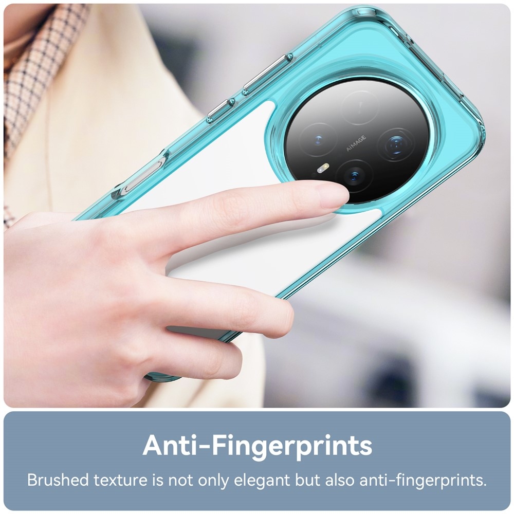 Gél tok fix hátlappal a Honor Magic 8 Pro 5G készülékhez - világoskék színben