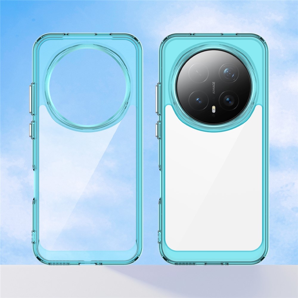 Gél tok fix hátlappal a Honor Magic 8 Pro 5G készülékhez - világoskék színben