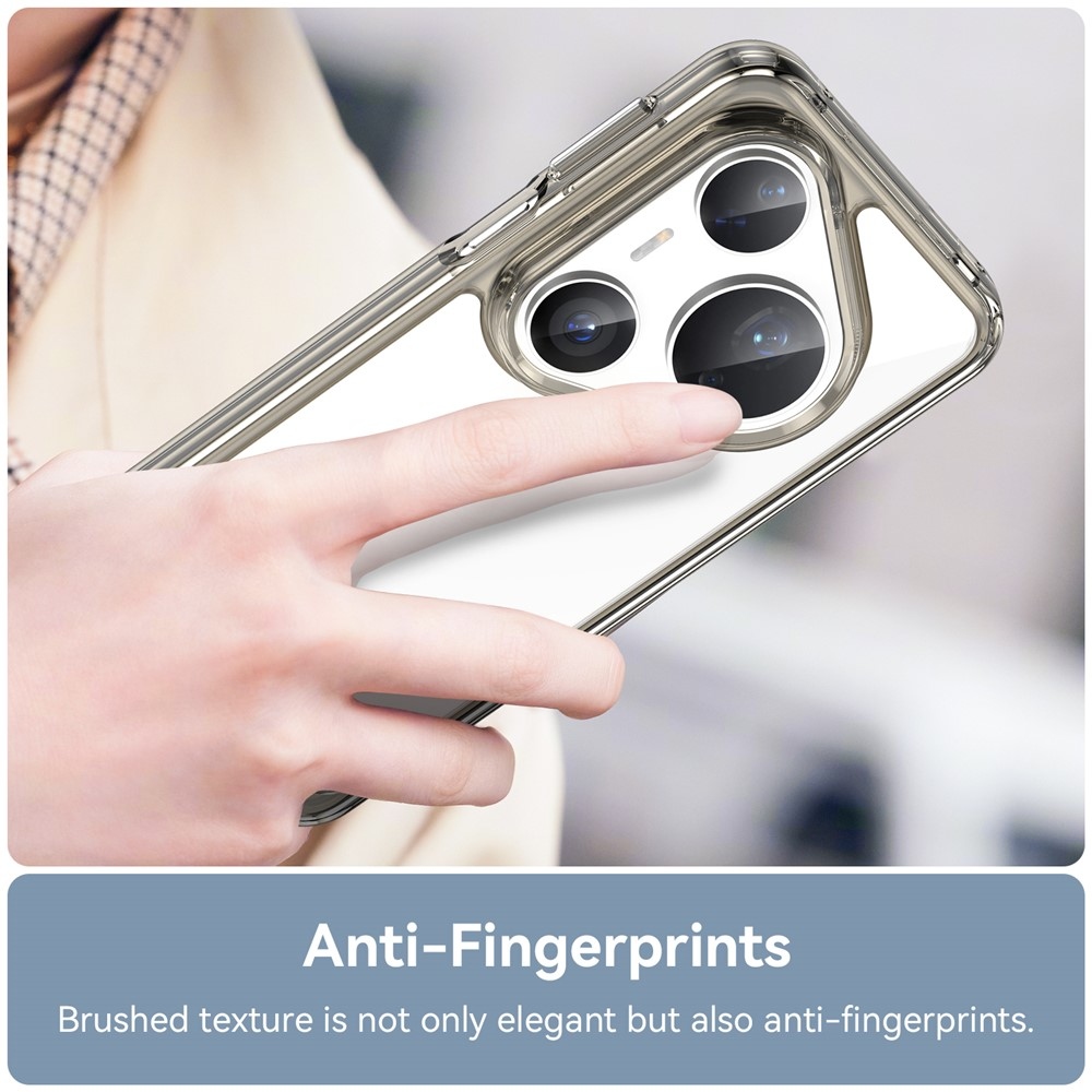 Gél tok kemény hátlappal Huawei Pura 80 Pro/Pura 80 Ultra készülékhez - szürke