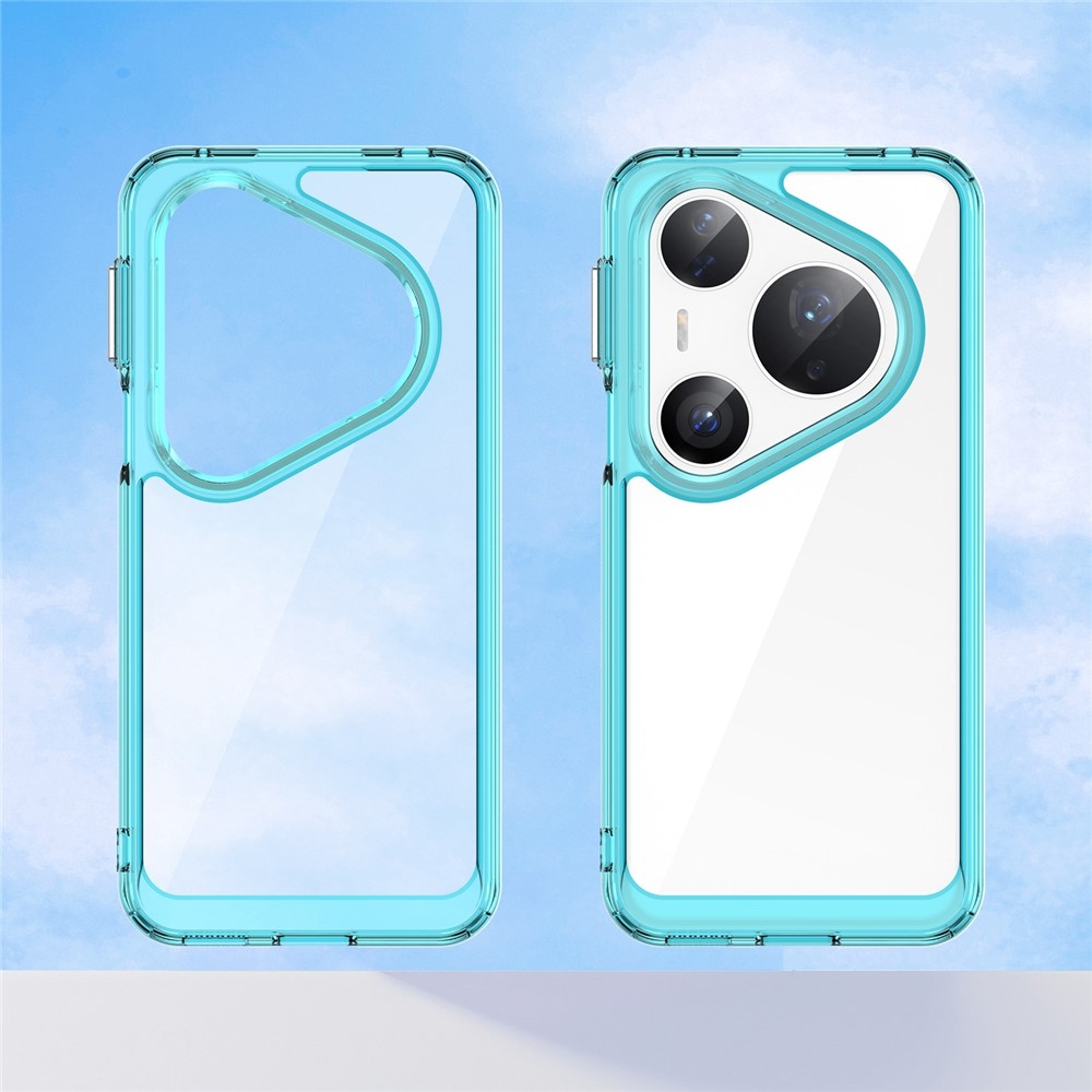 Gél tok kemény hátlappal Huawei Pura 80 Pro/Pura 80 Ultra készülékhez - világoskék