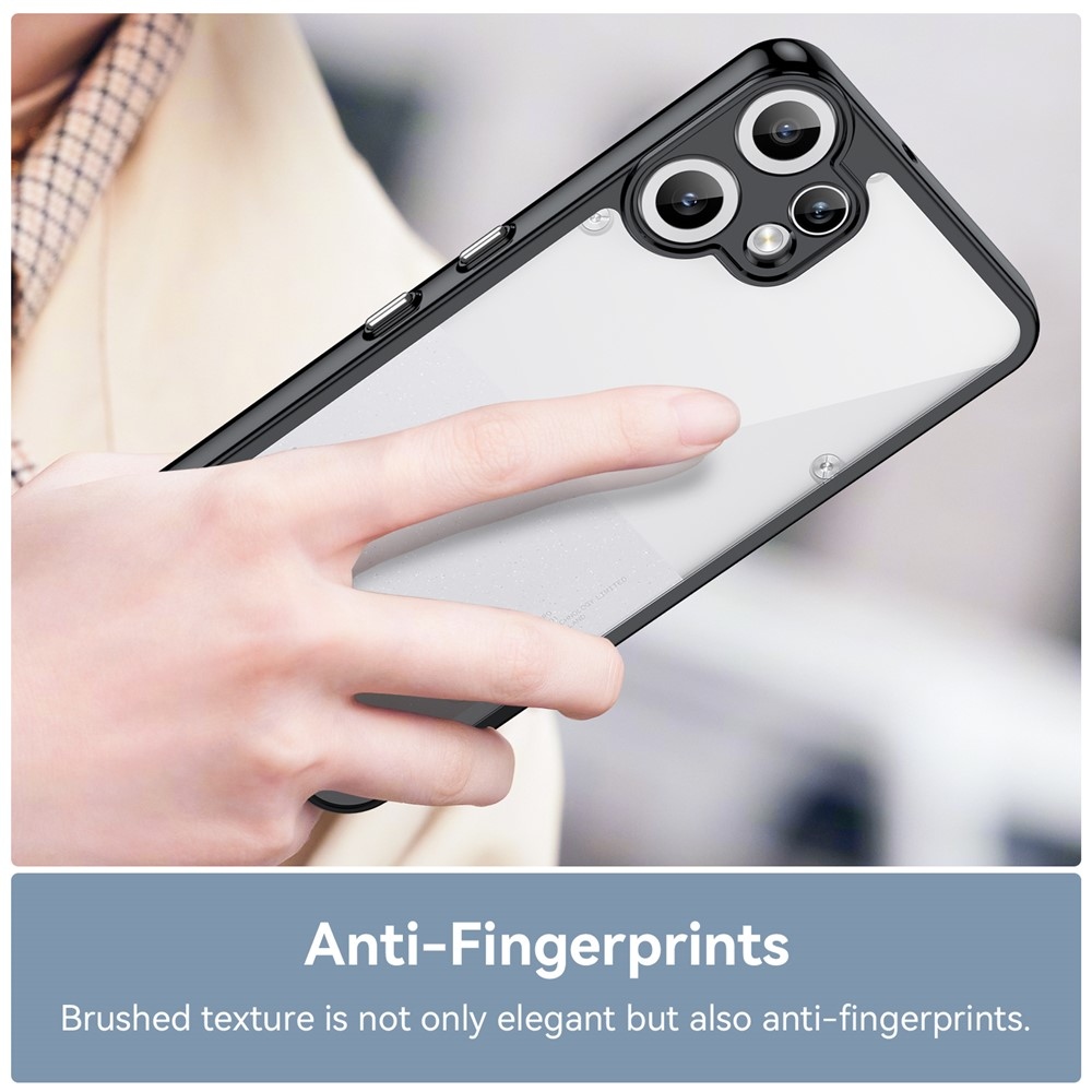 Gél tok fix hátlappal a Nothing CMF Phone 2 Pro készülékhez - fekete