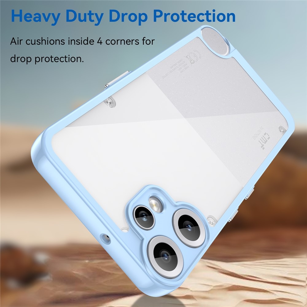 Zselés tok kemény hátlappal a Nothing CMF Phone 2 Pro készülékhez - kék