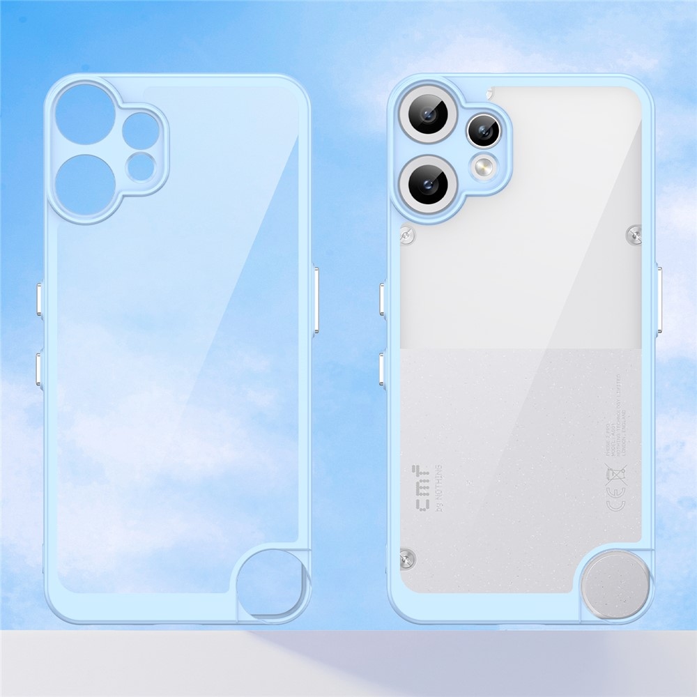 Zselés tok kemény hátlappal a Nothing CMF Phone 2 Pro készülékhez - kék