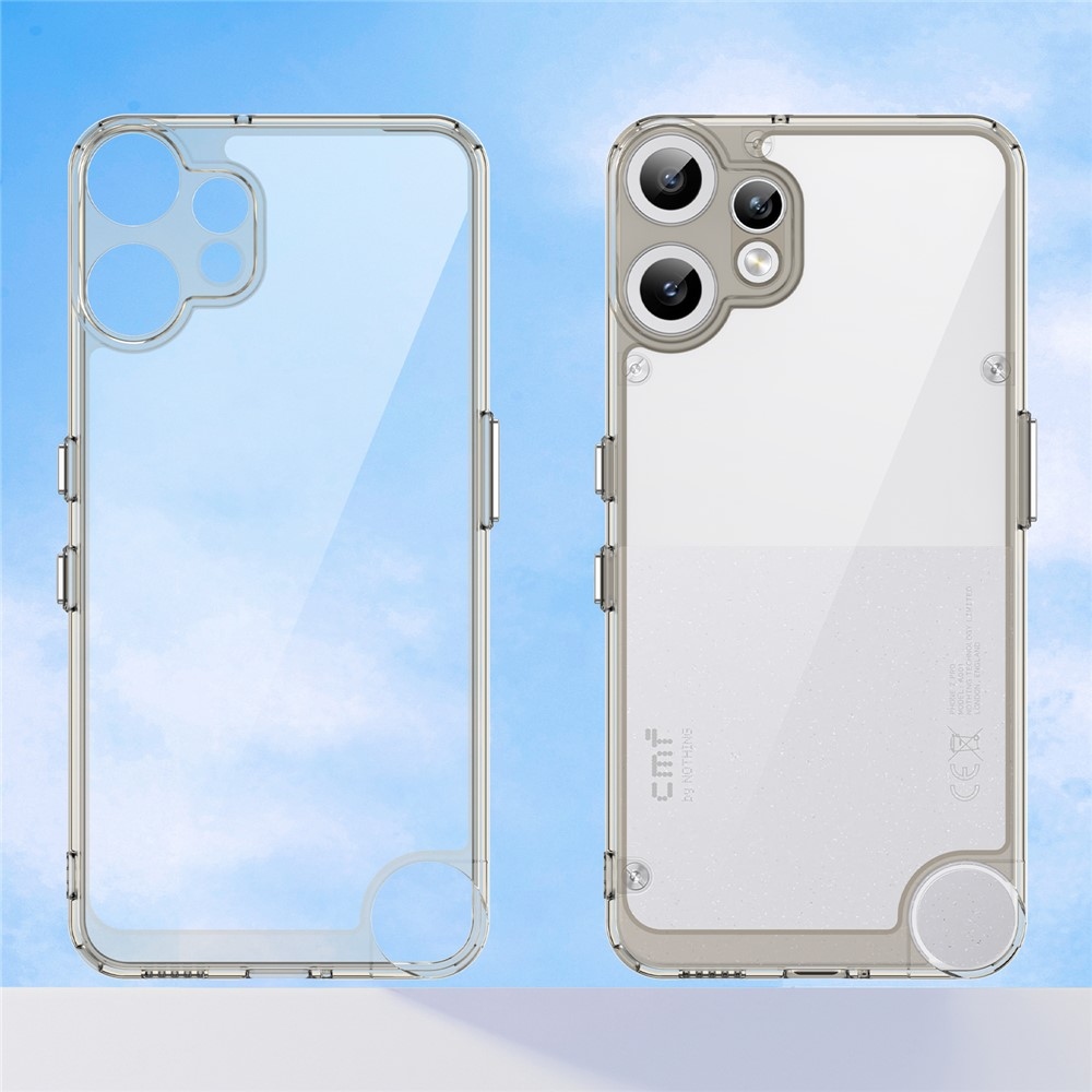 Gél tok fix hátlappal a Nothing CMF Phone 2 Pro készülékhez - szürke