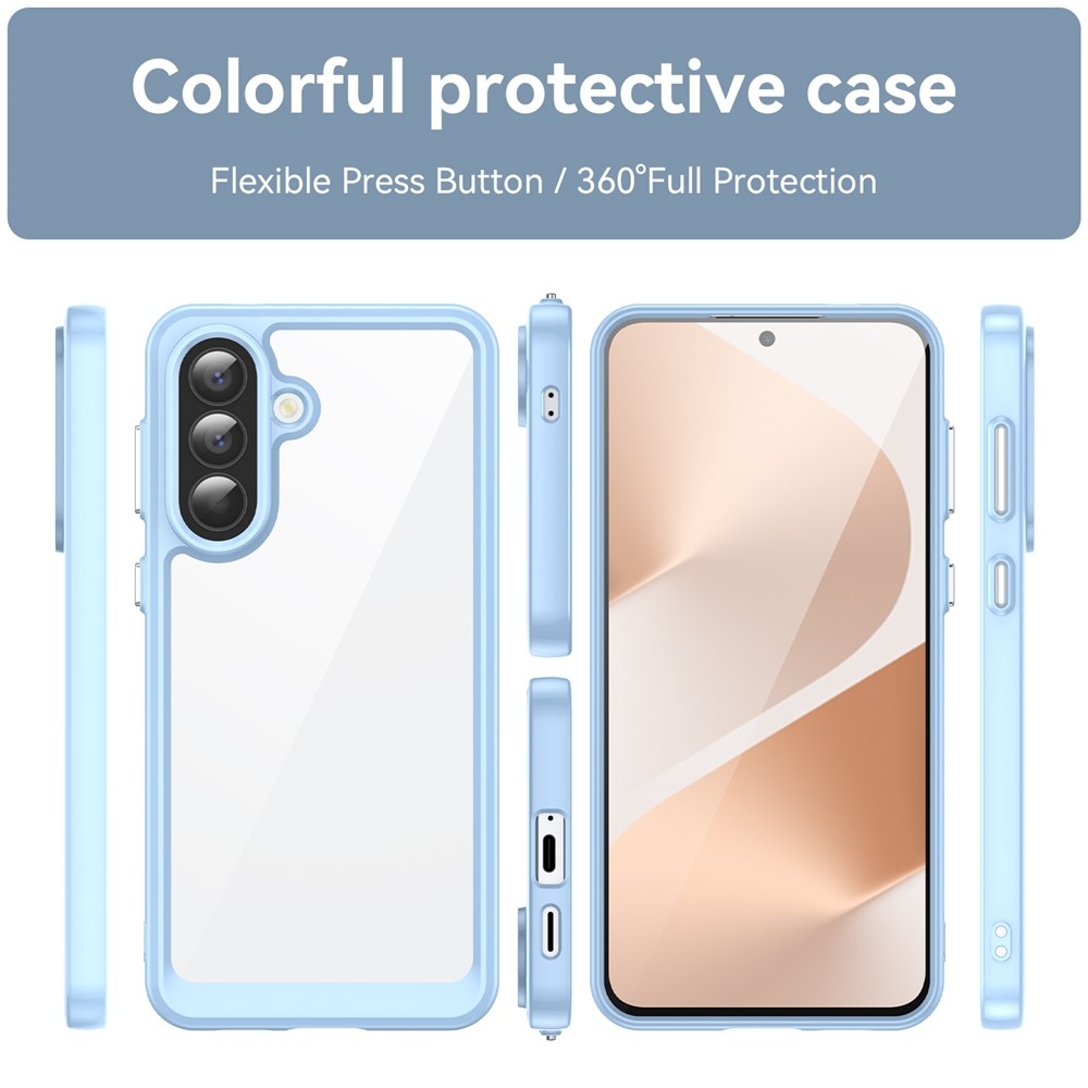 Gél tok kemény hátlappal Samsung Galaxy A57 5G készülékhez - kék