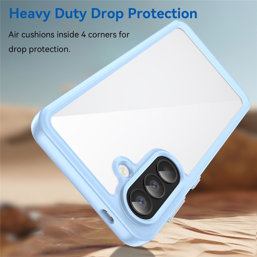 Gél tok kemény hátlappal Samsung Galaxy A57 5G készülékhez - kék