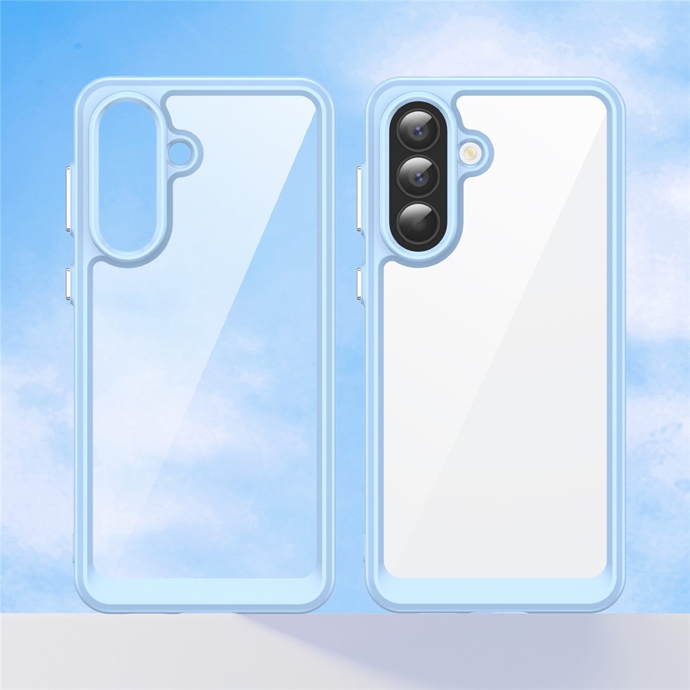 Gél tok kemény hátlappal Samsung Galaxy A57 5G készülékhez - kék