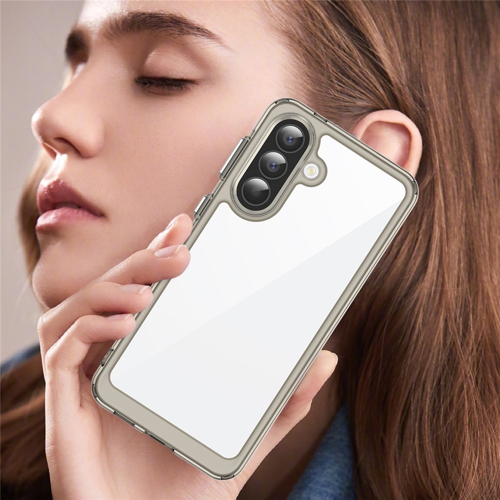 Gél tok kemény hátlappal Samsung Galaxy A57 5G készülékhez - szürke