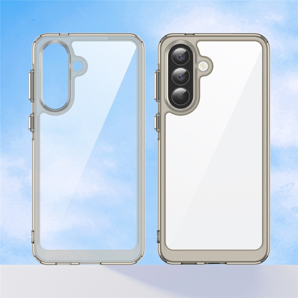 Gél tok kemény hátlappal Samsung Galaxy A57 5G készülékhez - szürke