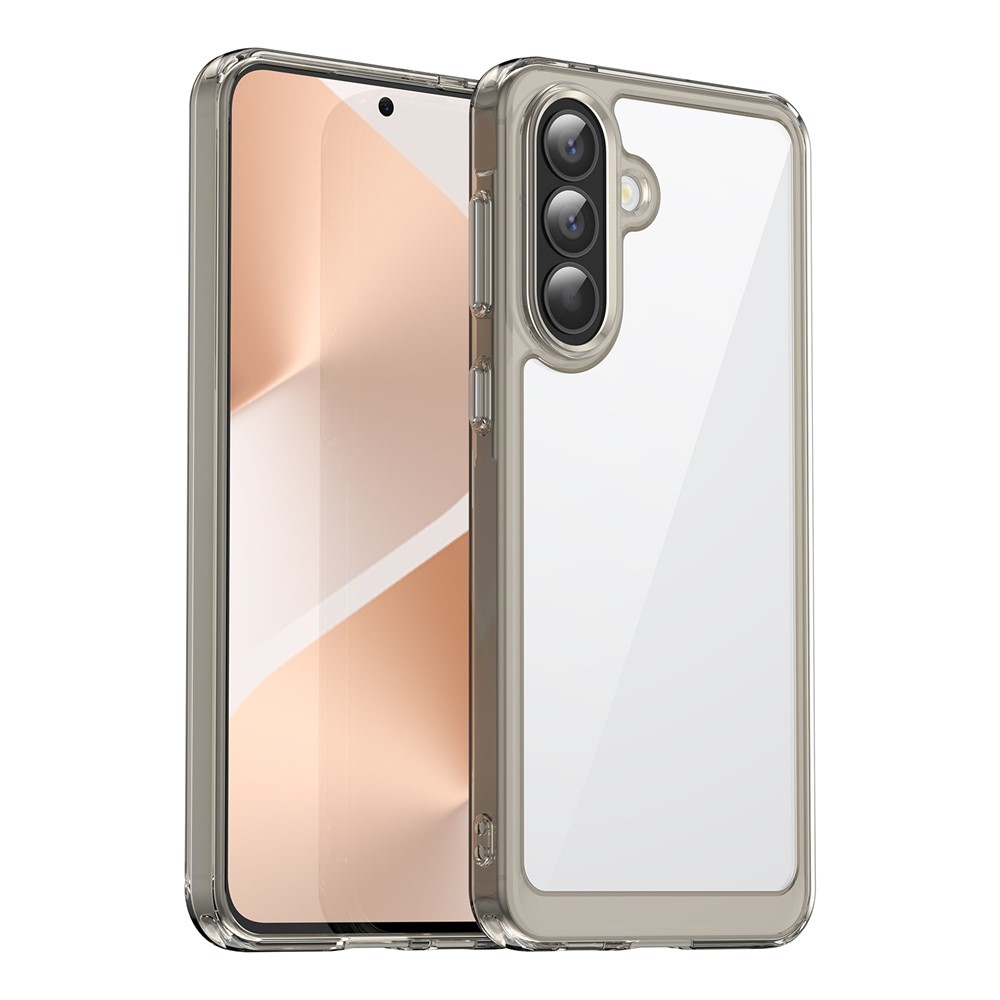 Gél tok kemény hátlappal Samsung Galaxy A57 5G készülékhez - szürke