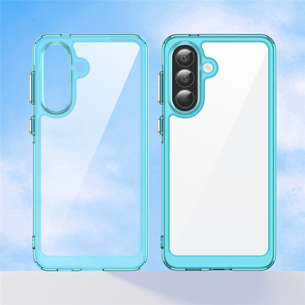 Gél tok kemény hátlappal Samsung Galaxy A57 5G készülékhez - világoskék színben