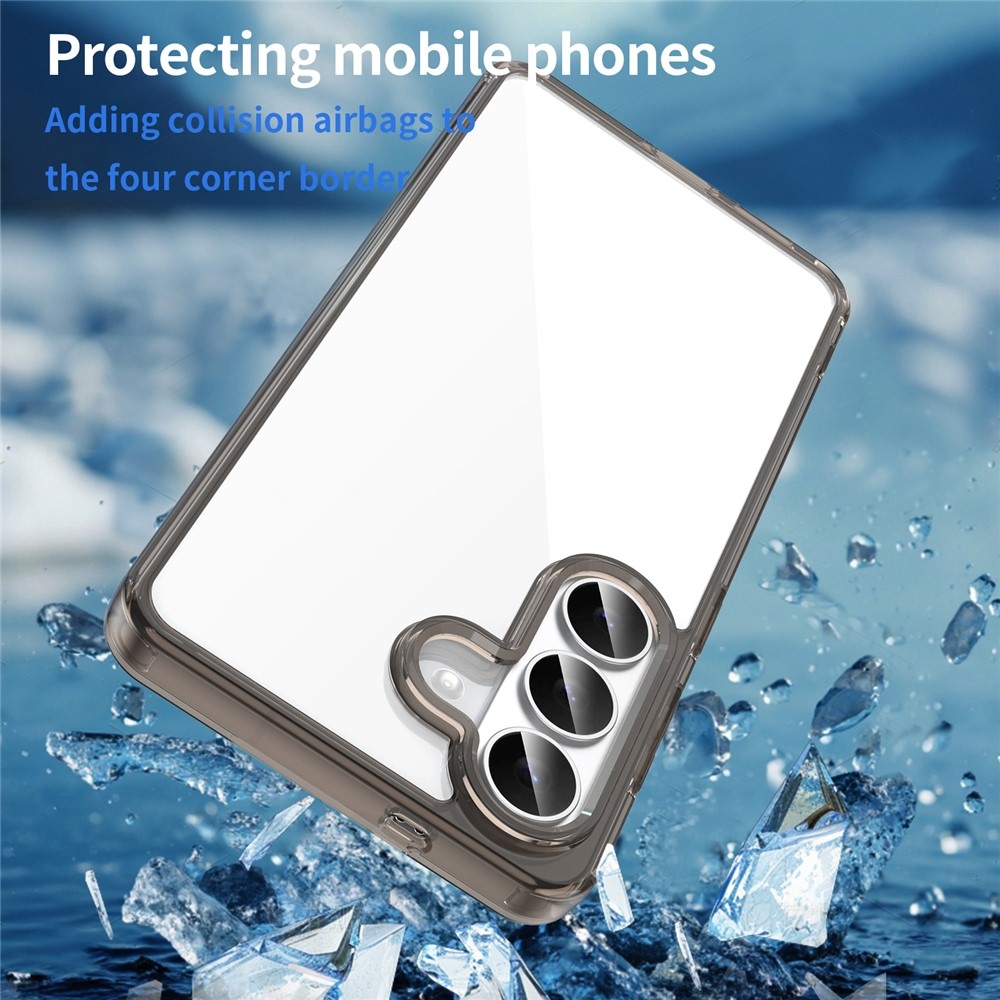 Gél tok fix hátlappal Samsung Galaxy S26/S26 Pro készülékhez - fekete