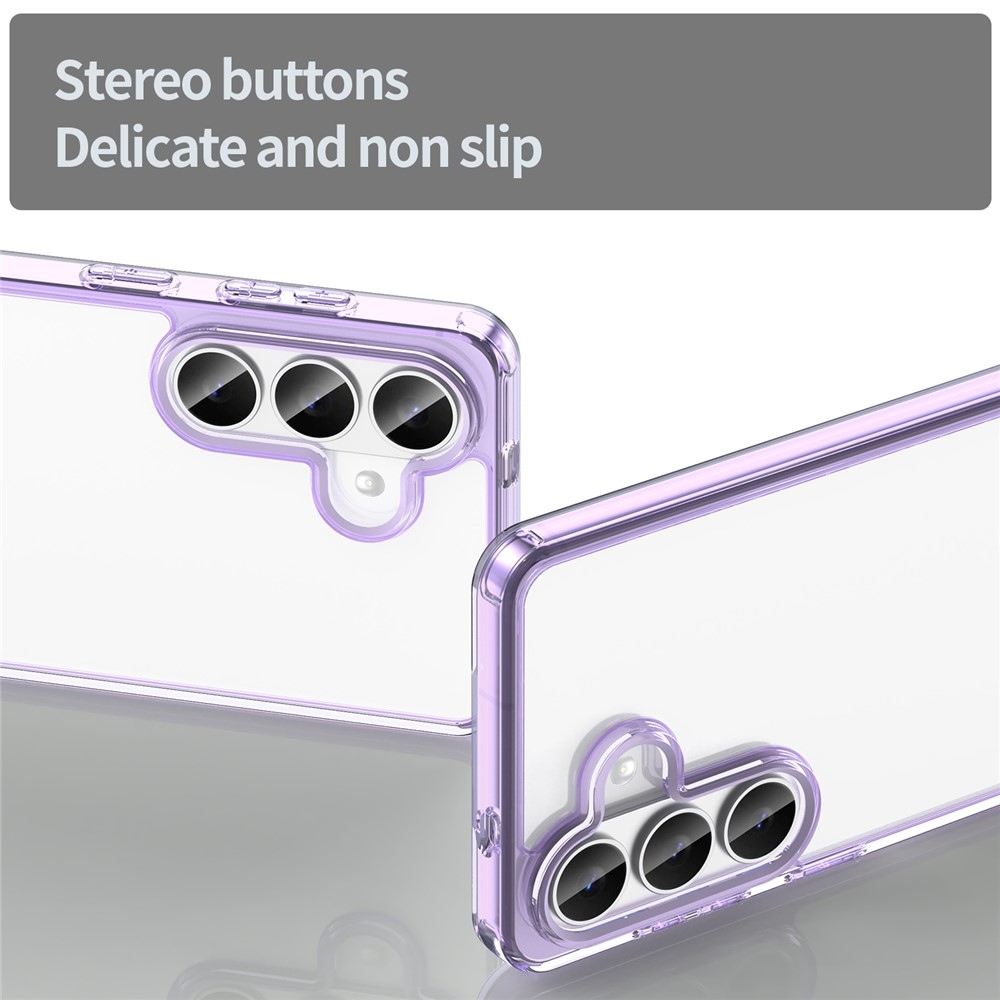 Zselés tok kemény hátlappal Samsung Galaxy S26/S26 Pro készülékhez - lila