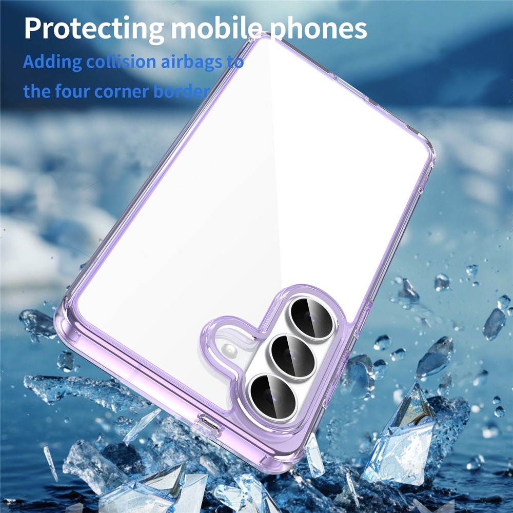 Zselés tok kemény hátlappal Samsung Galaxy S26/S26 Pro készülékhez - lila