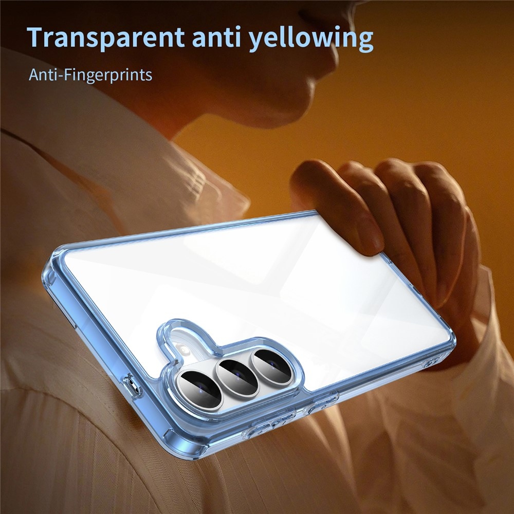 Zselés tok kemény hátlappal Samsung Galaxy S26/S26 Pro készülékhez - kék