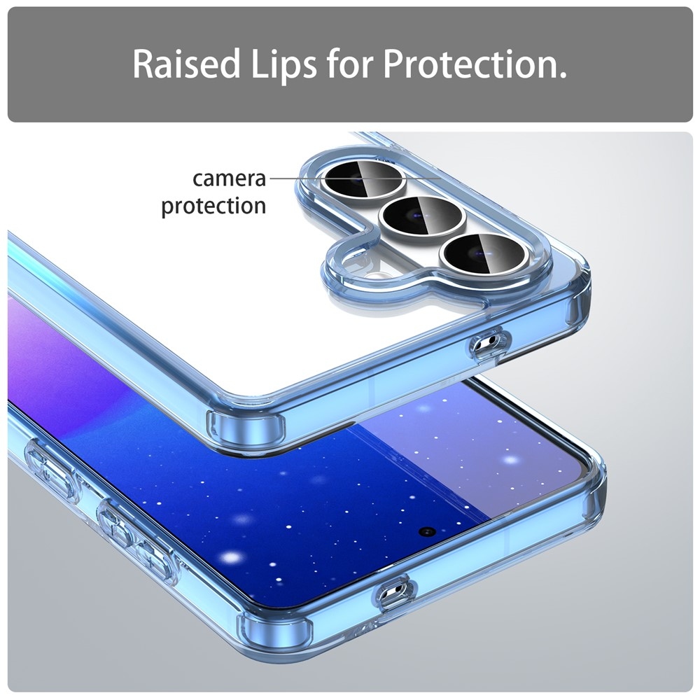 Zselés tok kemény hátlappal Samsung Galaxy S26/S26 Pro készülékhez - kék