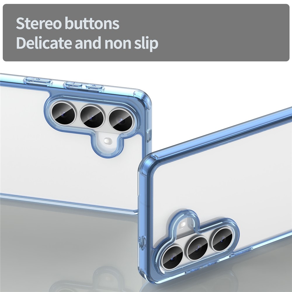 Zselés tok kemény hátlappal Samsung Galaxy S26/S26 Pro készülékhez - kék