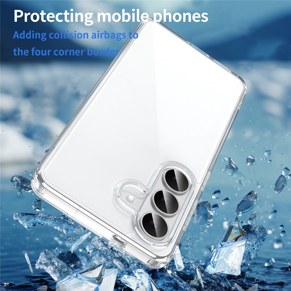 Gél tok kemény hátlappal Samsung Galaxy S26/S26 Pro készülékhez - átlátszó