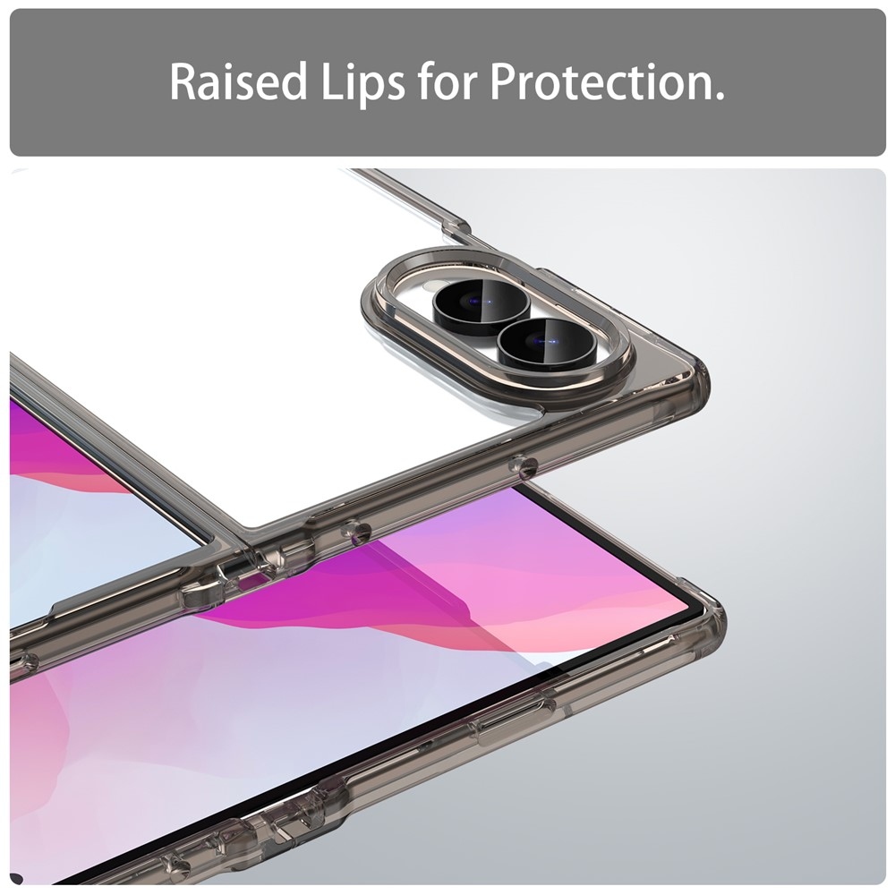 Gél tok merev hátlappal a Samsung Galaxy Z Fold8 5G-hez – fekete