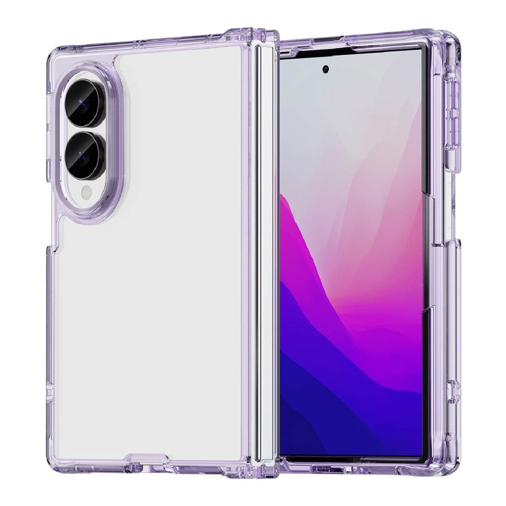 Szilárd hátlapos gél tok a Samsung Galaxy Z Fold8 5G-hez – lila