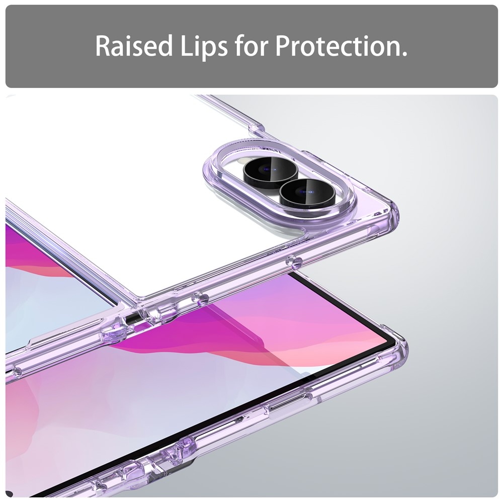 Szilárd hátlapos gél tok a Samsung Galaxy Z Fold8 5G-hez – lila